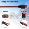 PAEKQ Anderson Y Splitter Cable Solar Panel Connector 1 to