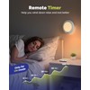 Aggforbl 10,000mAh Rechargeable Ceiling Light with Remote, Wireless Waterproof Shower