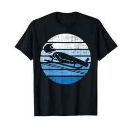 Luge Team Winter Sports Lovers Retro Luge T-Shirt