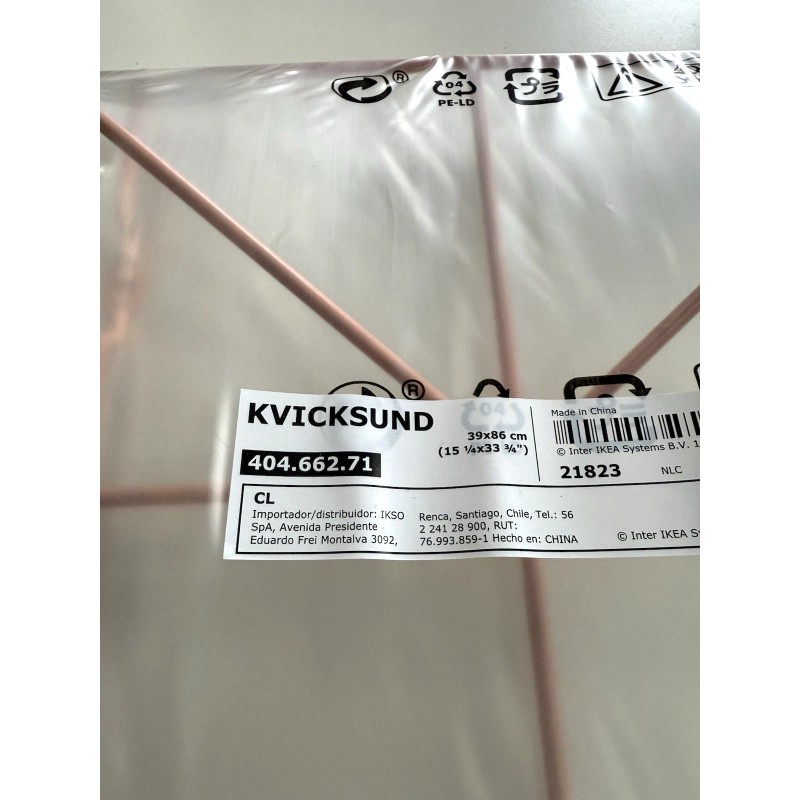 Ikea Kvicksund Memo Board Wall Hanging Rack 34” x 15”