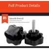 NACX perilla de sujeción de rosca M6 x 10 mm,