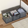 Gainhope 6-Pack Large Plastic Storage Baskets with Lid, 13.98" x
