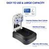 BRILLIRARE Key Lock Box, Waterproof Combination Lockbox Wall Mount 4
