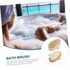 FOMIYES 2pcs Wooden Air Bag Massager Bath Brush Body Brush