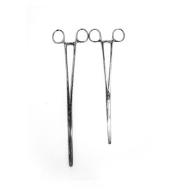 New 2pc Fishing Set 7" + 8" Straight Hemostat Forceps Locking Clamps Stainless