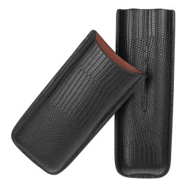 Purera Negra Texturizada Para 2 Puros