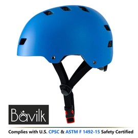 Skateboard Bike Helmet, Lightweight Adjustable, Multi-Sport for Bicycle Cycling Scooter Roller Skate Inline Skating Rollerblading, 3 Sizes for Kids, Youth,Adults