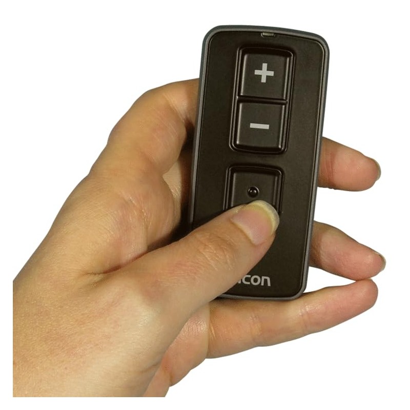 0TICON Remote Control 3.0, Wireless Volume and Program Control, Black