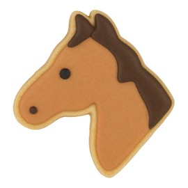 Mini Horse/Zebra Head 1.75 Inch Cookie Cutter from The Cookie Cutter Shop – Tin Plated Steel – Made in the USA