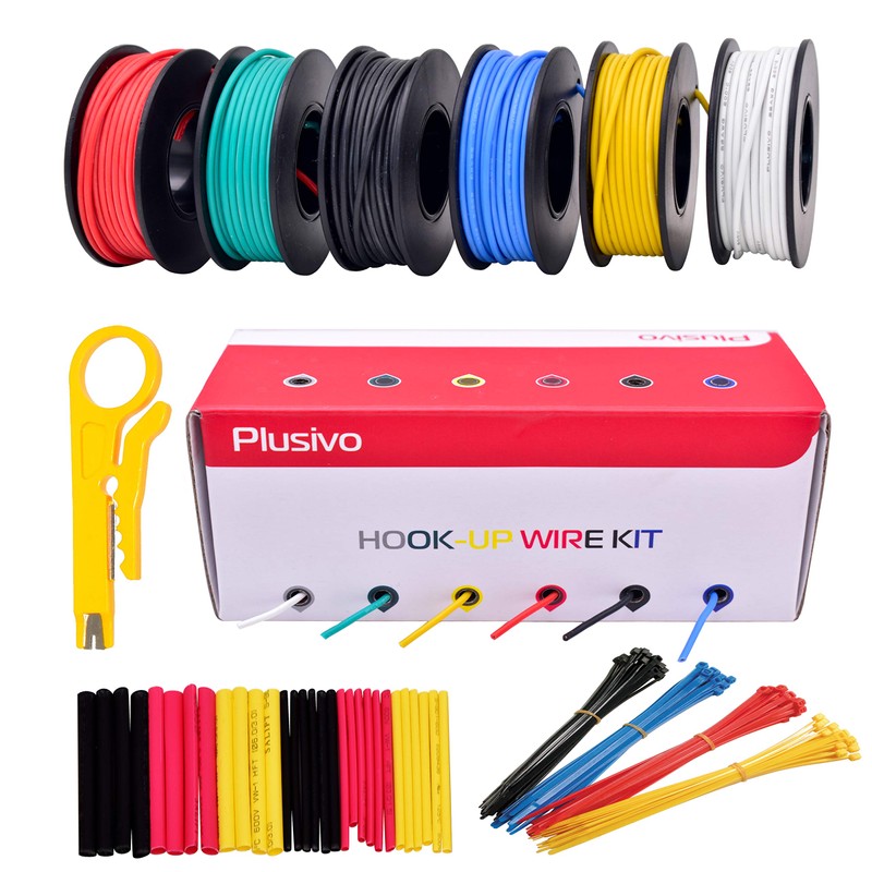 22AWG Silicone Hook Up Wire (OD: 1.7 mm) - 22