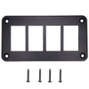 HOKAAER 4 Way Rocker Switch Panel Housing Holder, Rocker Toggle