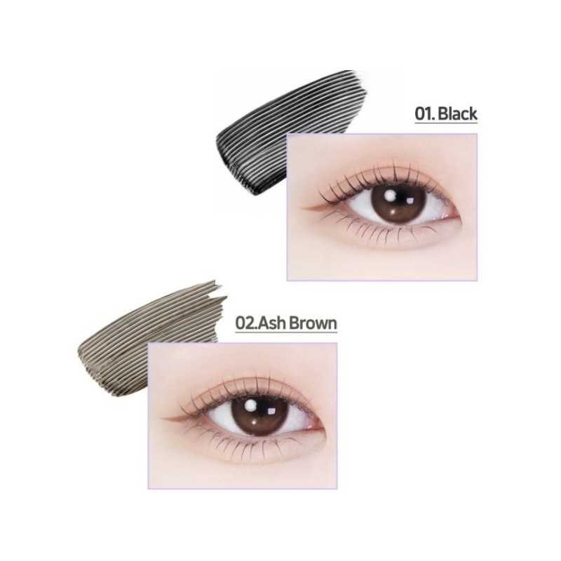 THE FACE SHOP Eye Rise Mascara 9g, Color:02 Ash Brown
