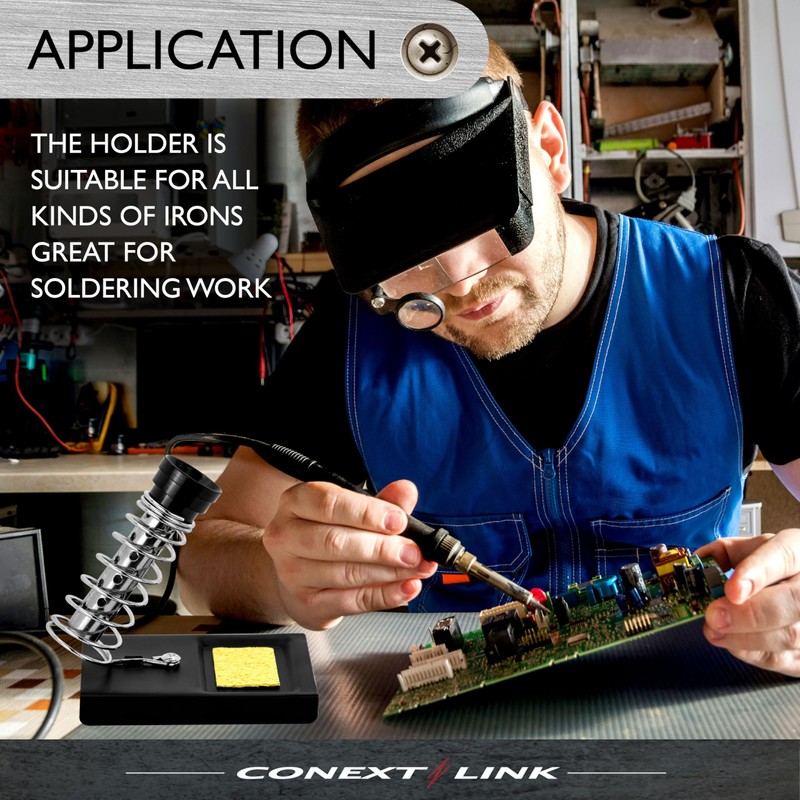 Conext Link 1pc Soldering Iron Stand Spring Holder Support Station