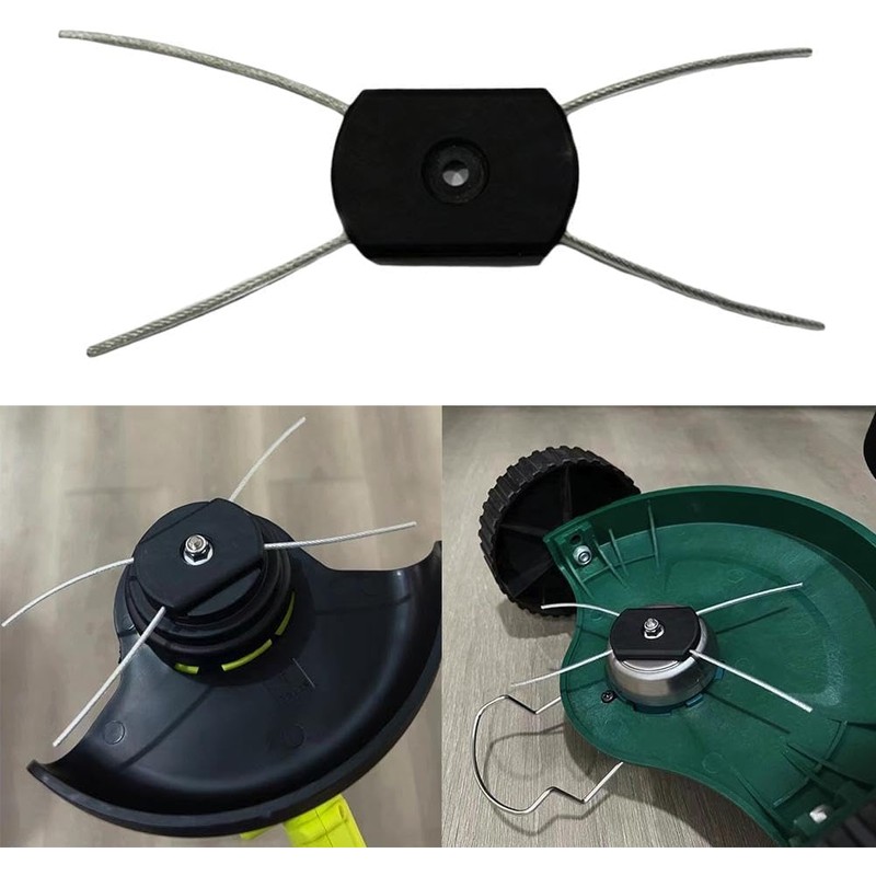 3pcs Black Universal Fit String Trimmer Replacement Head,Electric Weed Eater