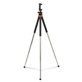 Hama Traveller Pro Dreibeinstativ 1/4 Zoll Arbeitshoehe=23-105cm Schwarz, Silber, Rot Fuer Smartph 4620