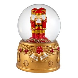 Holiday Decorations Nutcracker Water Globe by San Francisco Music Box