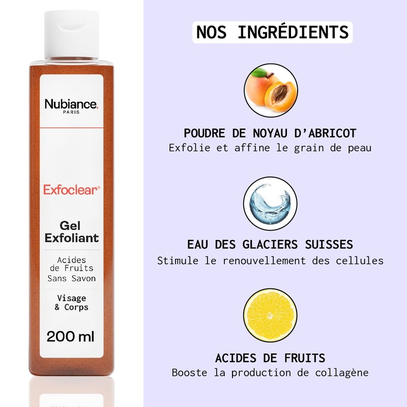 NUBIANCE - Exfoclear® Face & Body Scrub & Neckline -