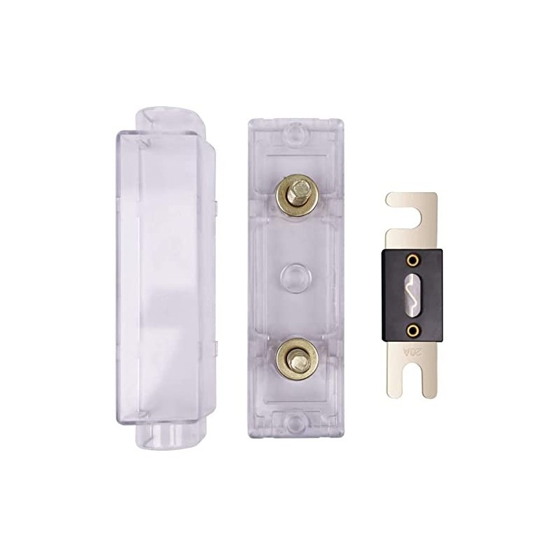 RENOGY 20/30/40/60/100A ANL Fuse Set w/Fuse (ANL Fuse Holder +20/40/60/100A