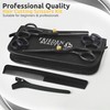 FRIEDEN BEAUTY 7 inches Black Hairdressing Thinning Scissors Kit -