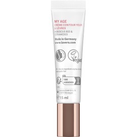 lavera My Age Eye & Lip Contour Cream - Reduces Lines & Wrinkles - Firms Eye & Lip Contours of Mature Skin - Vegan - Natural Cosmetics - 15 ml