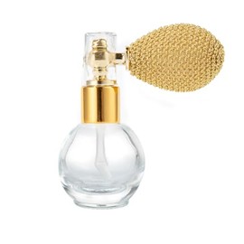 GORGECRAFT 2 Stück 15 ml Körperglitzer Sprühflasche Nachfüllbar Schimmerndes Parfüm Sprühgerät Vintage Glas Feiner Nebel Reise Kosmetik Schimmerflasche Leerer Pumpspender Für Frauen Highlight (Goldrut