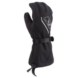 KLIM Men's Klimate Gauntlet Winter Snowmobile Gloves |Gore-Tex|Size XL - Black - Asphalt