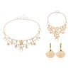 Starfish Necklace for Women Shell Necklace Seashell Earrings Waist Chain
