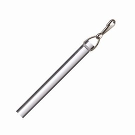 Shade Doctor of Maine 36 inch Clear Acrylic Drapery Baton Wand with Stainless Steel Snap Hook