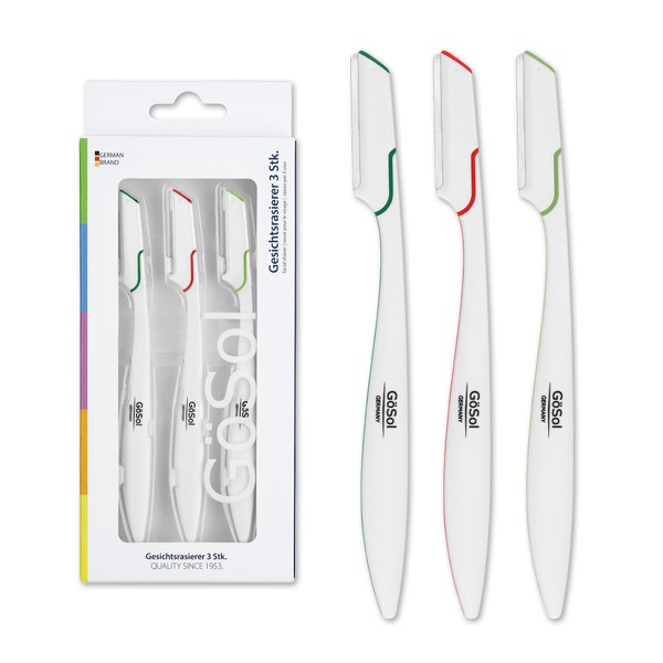 GöSol - 3Stk. Dermaplane Razors Set - Japanese Blades Face