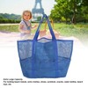 Mesh Beach Bag with 8 Pockets Waterproof Large Capacity Portable