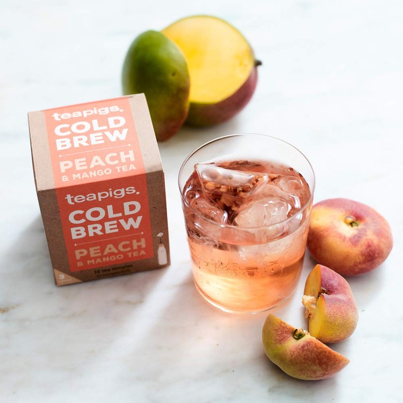 teapigs Peach And Mango Cold Brew Made With Whole Fruit