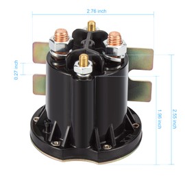 Dewkake EZGO TXT 48V Solenoid, Fits TXT Electric 2010-UP and All 48V MPT 800/1000 Vehicles Golf Cart, OEM# 612711