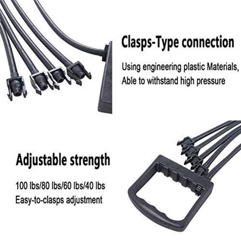 Chest Expander Chest Exerciser for Men - 5 Fitness Tube