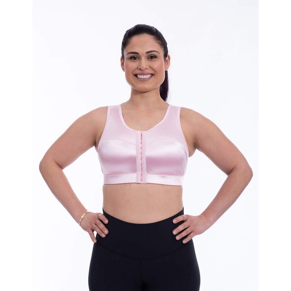 ENELL Women's Full Coverage High Impact Sports Bra (100),1,Hope Pink