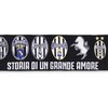 Juventus - Sciarpa Jacquard Loghi Storici, Prodotto Ufficiale