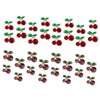 Abaodam 2sets Nail Pearls Gems DIY Charms for Women Cherry