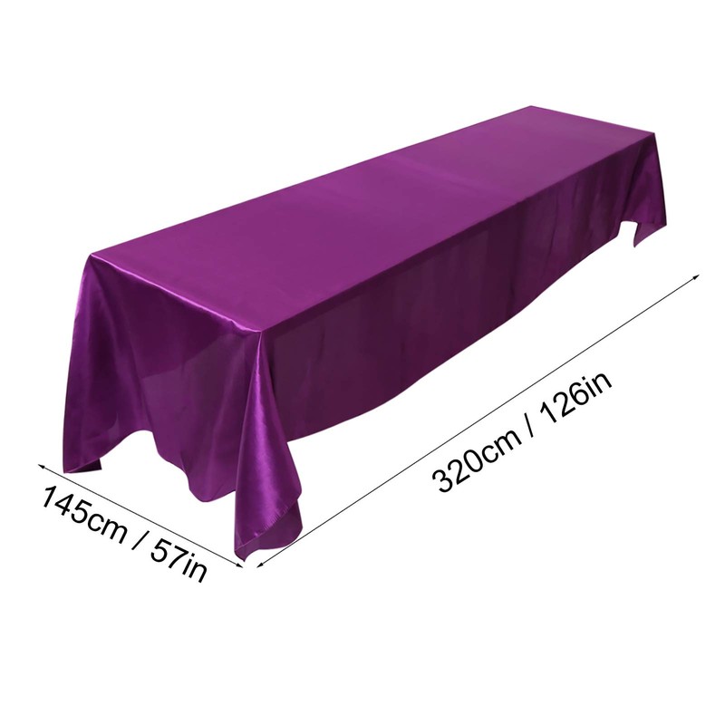 145x320cm Waterproof Tablecloth Table Cover for Rectangle Tablecloth, Party, Banquet,