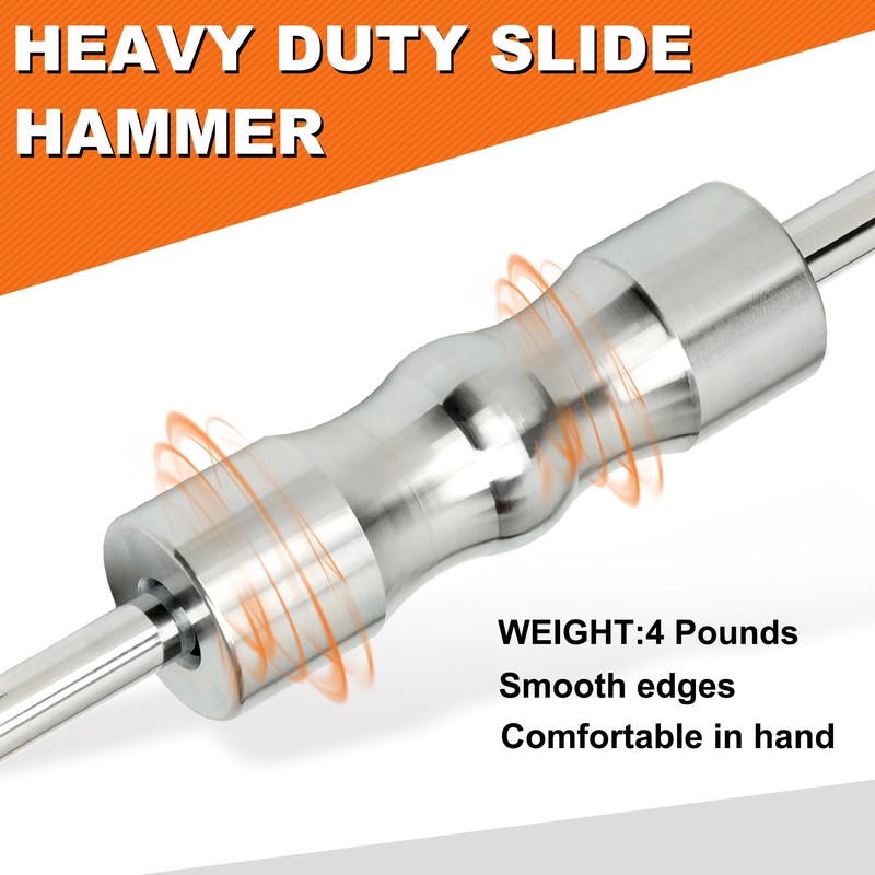 limontek Inner CV Axle Puller Tool with Slide Hammer, 63mm
