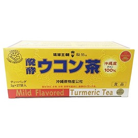 Okinawa Prefecture Bussan Corporation Fermented Turmeric Tea 0.07 oz (2 g) x 27 Packets