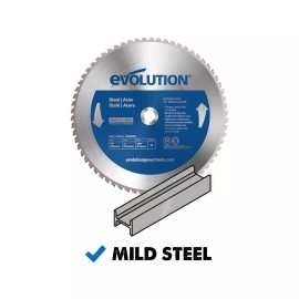 Evolution 14BLADEST Steel & Ferrous Metal Cutting Saw Blade, 14 Inch x 66-Tooth