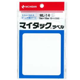 Nichiban ML-14 Mitac Label 3.0 x 4.1 inches (75 mm) x 4.1 inches (105 mm)