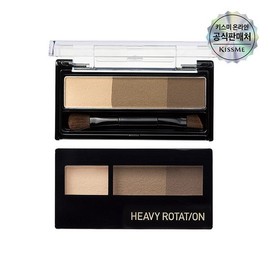 Kiss Me Heavy Rotation Natural Powder Eyebrow, 01 Natural Brown (P) / 키스미 헤비로테이션 내추럴 파우더 아이브로우, 01 내추럴 브라운(P)