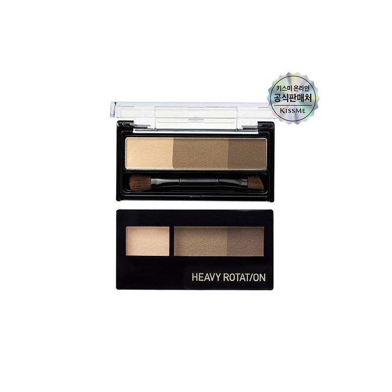 Kiss Me Heavy Rotation Natural Powder Eyebrow, 01 Natural Brown