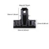 SUNTRADE Metal Binder Clips, Black, 10 Pack, Large Size for