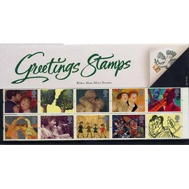 1995 Greetings Art Presentation Pack PPG4 (printed no. G4) - Royal Mail Stamps