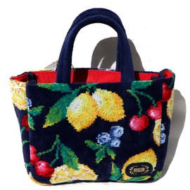 FEILER LFT-232006 LA FRUTTA Bag-in-Bag in Mini Tote Bag, Tote Bag, Rafrutta, Navy