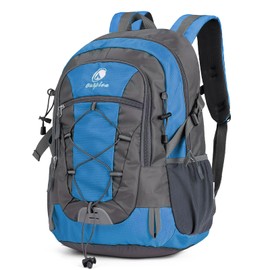 Outplea 25L Hiking Backpack Women Men Outdoor Backpacks Daypacks Waterproof Travel Backpack for Camping Hiking Mountaineering, Sea blue
