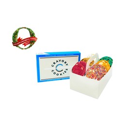 The Cravory: Freshly Baked Cookies - Best Seller’s Mix - 24 Cookies, 2.0 oz. each - Assorted Flavors - Baked Fresh - Gourmet Dessert, Snack or Baked Goods - Individually Wrapped