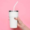 Senneny Set of 6 Silicone Drinking Straws for 30oz and