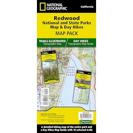 Redwood Day Hikes & National and State Parks [Map Pack Bundle] (National Geographic Trails Illustrated Map)